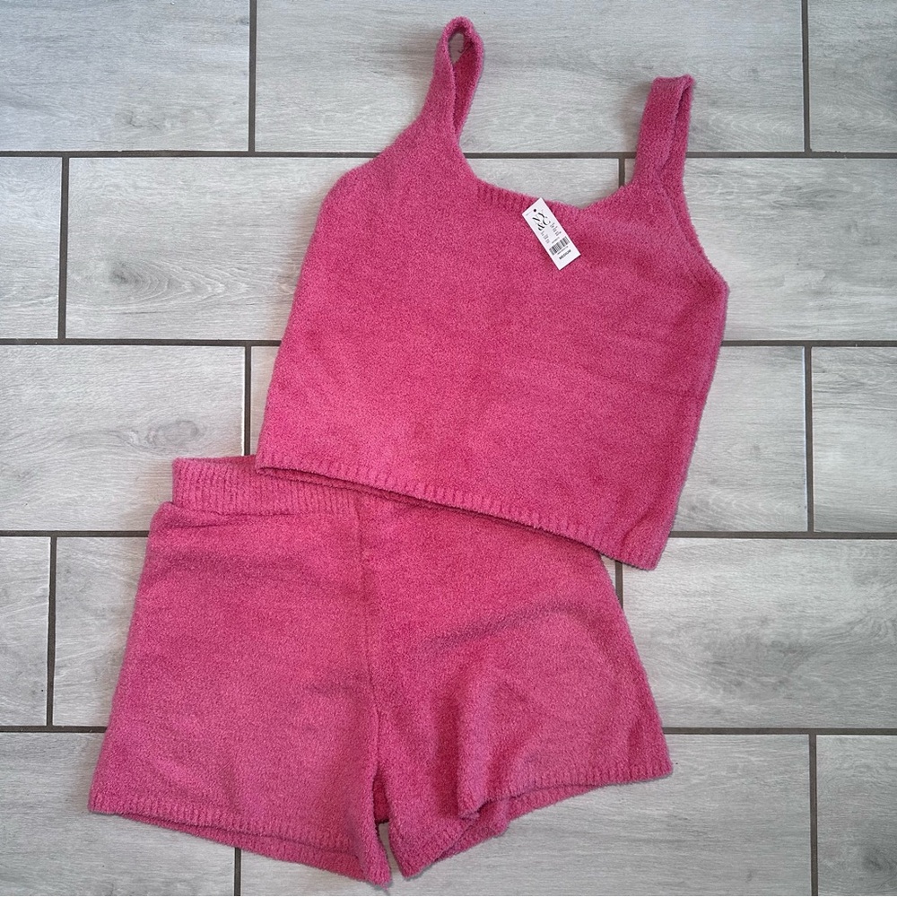 Fuzzy Tank & Short Set